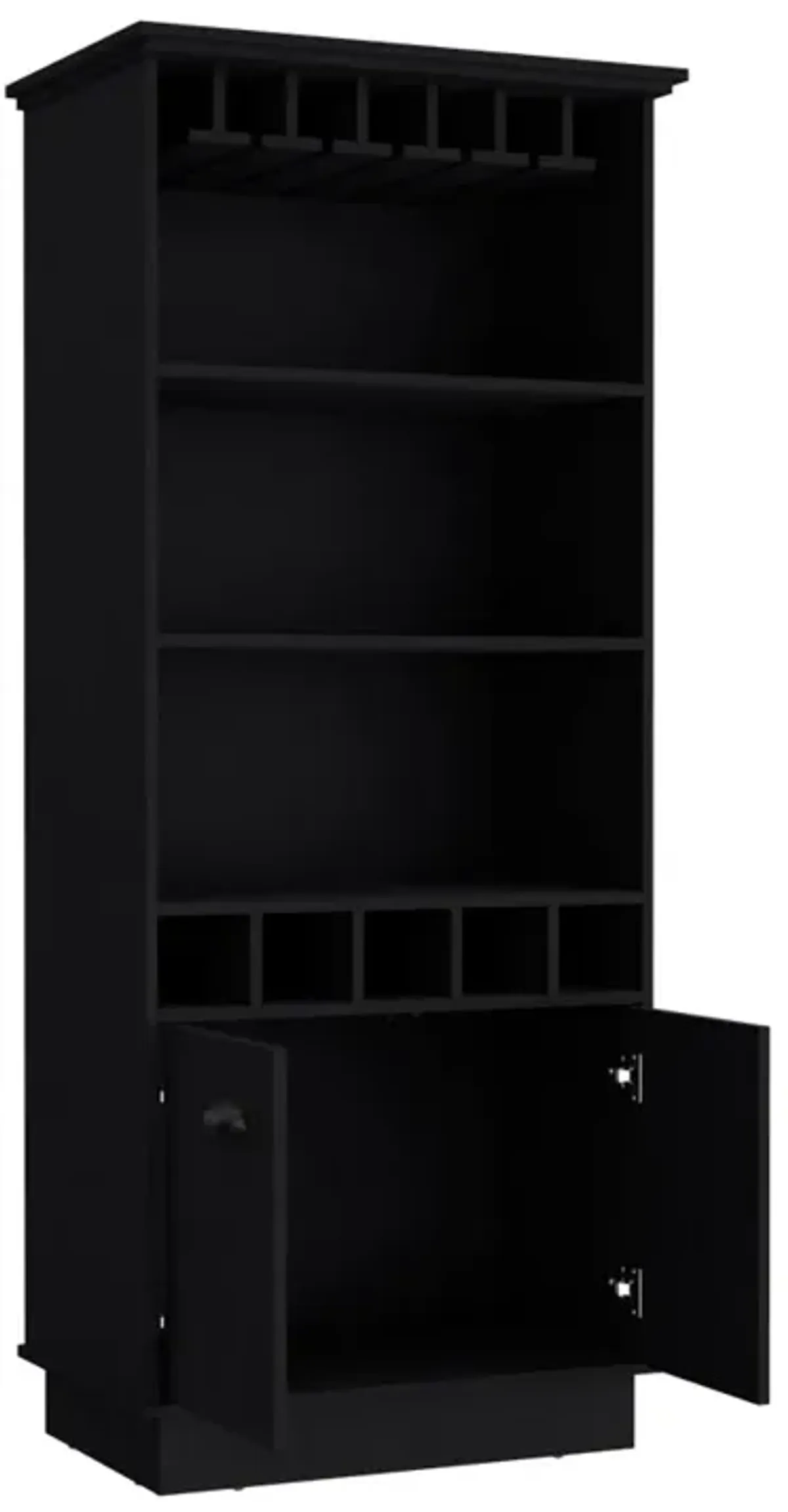 Bar Cabinet Taholah, Living Room, Black