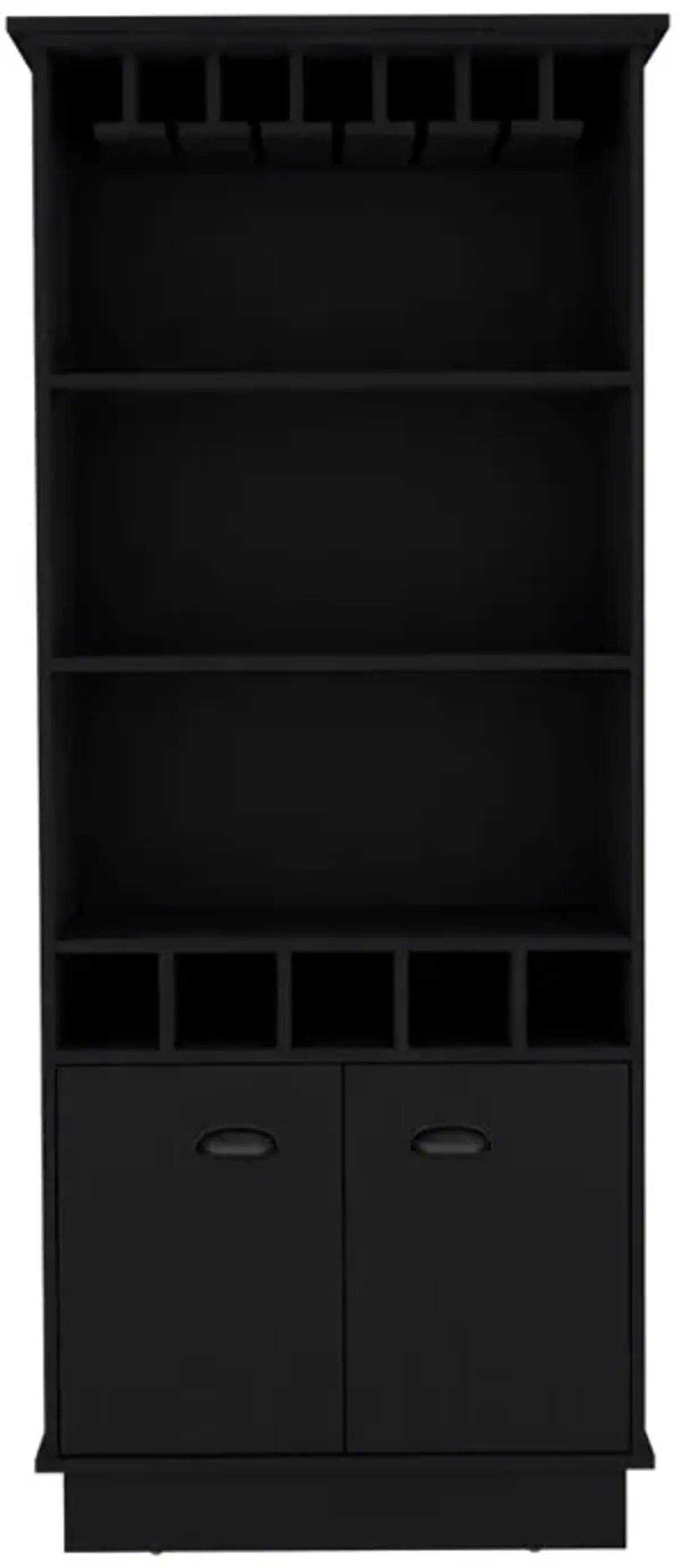 Bar Cabinet Taholah, Living Room, Black