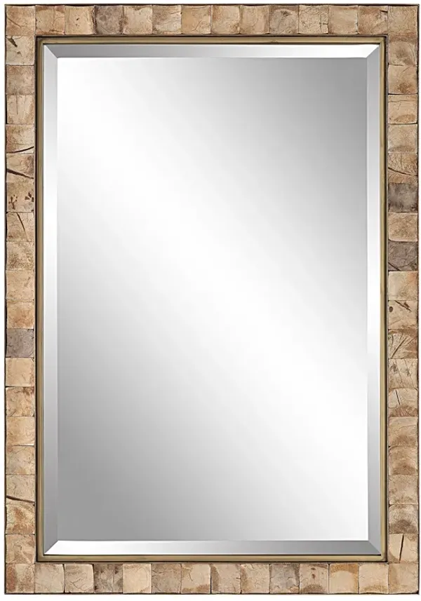 Cocos Coconut Shell Mirror