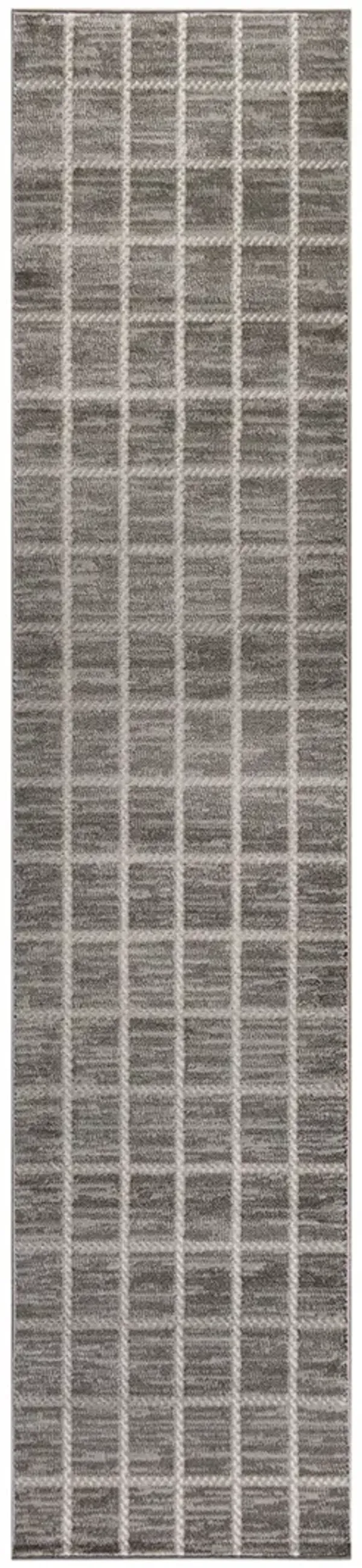 Serenity Home SRH05 Gray/Ivory 2'2" x 7'6" Rug