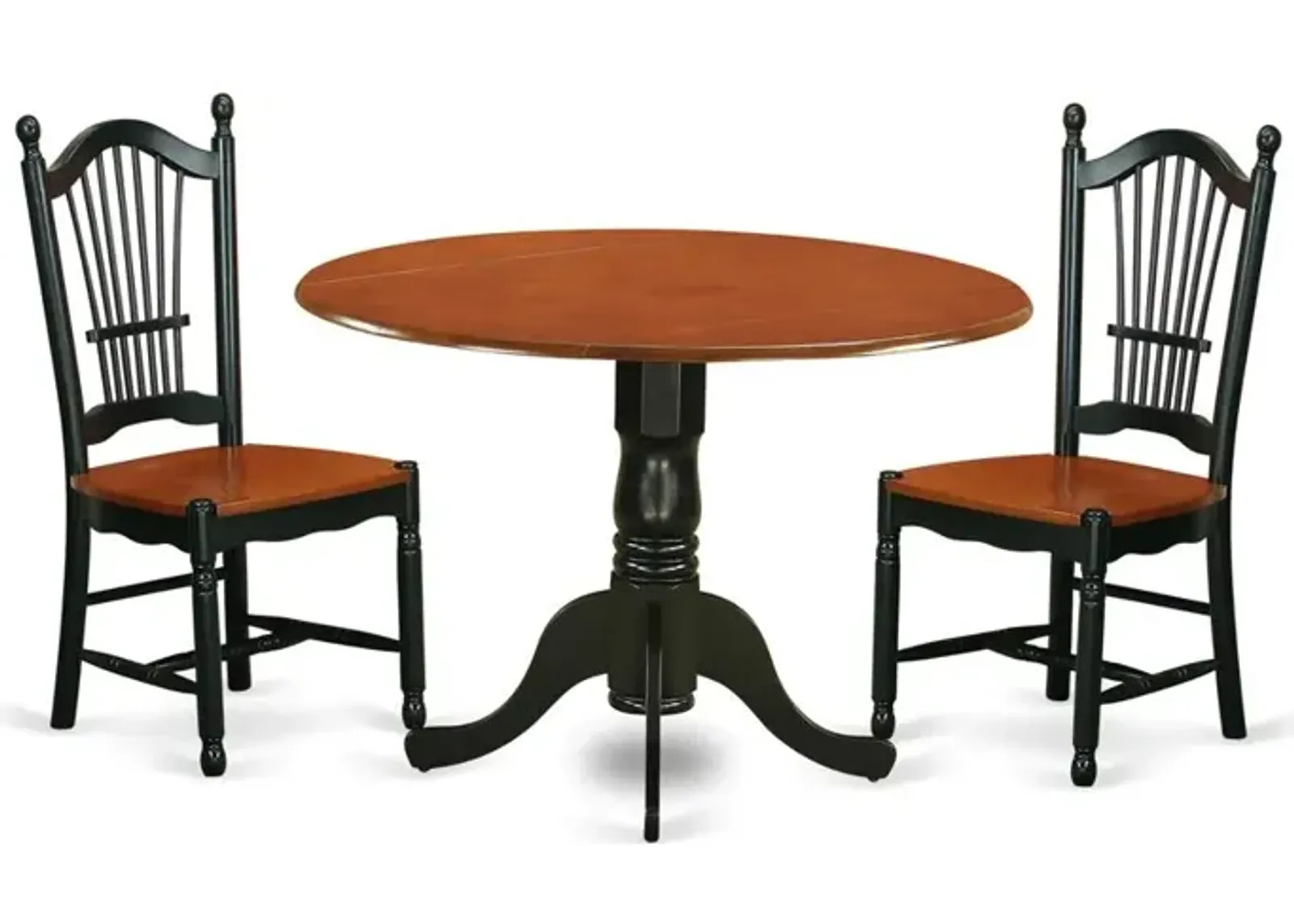 Dining Room Set Black & Cherry