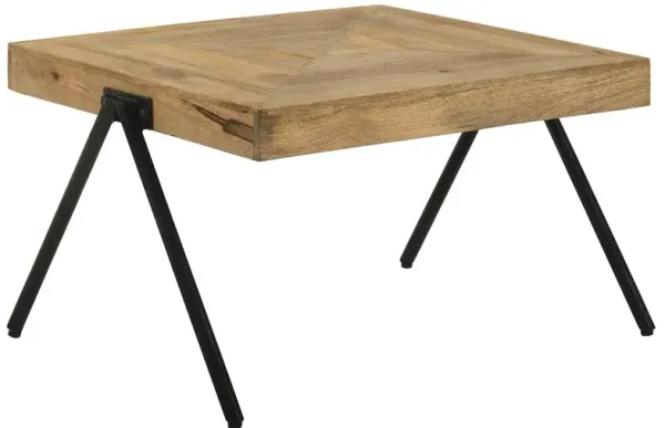 Avery Rectangular Solid Mango Wood Coffee Table Natural