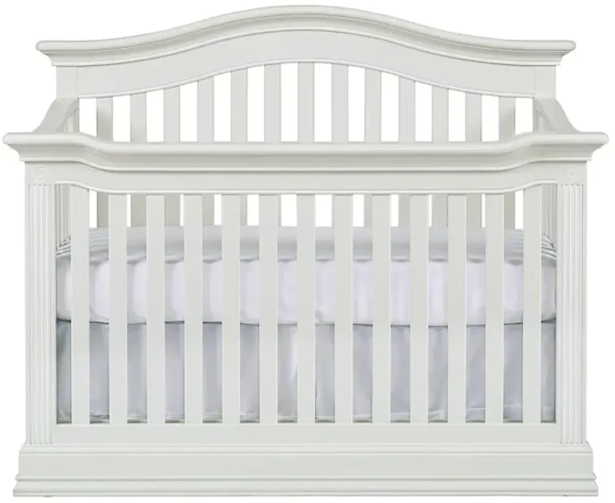 Baby Cache Montana 4-in-1 Convertible Crib Glazed White