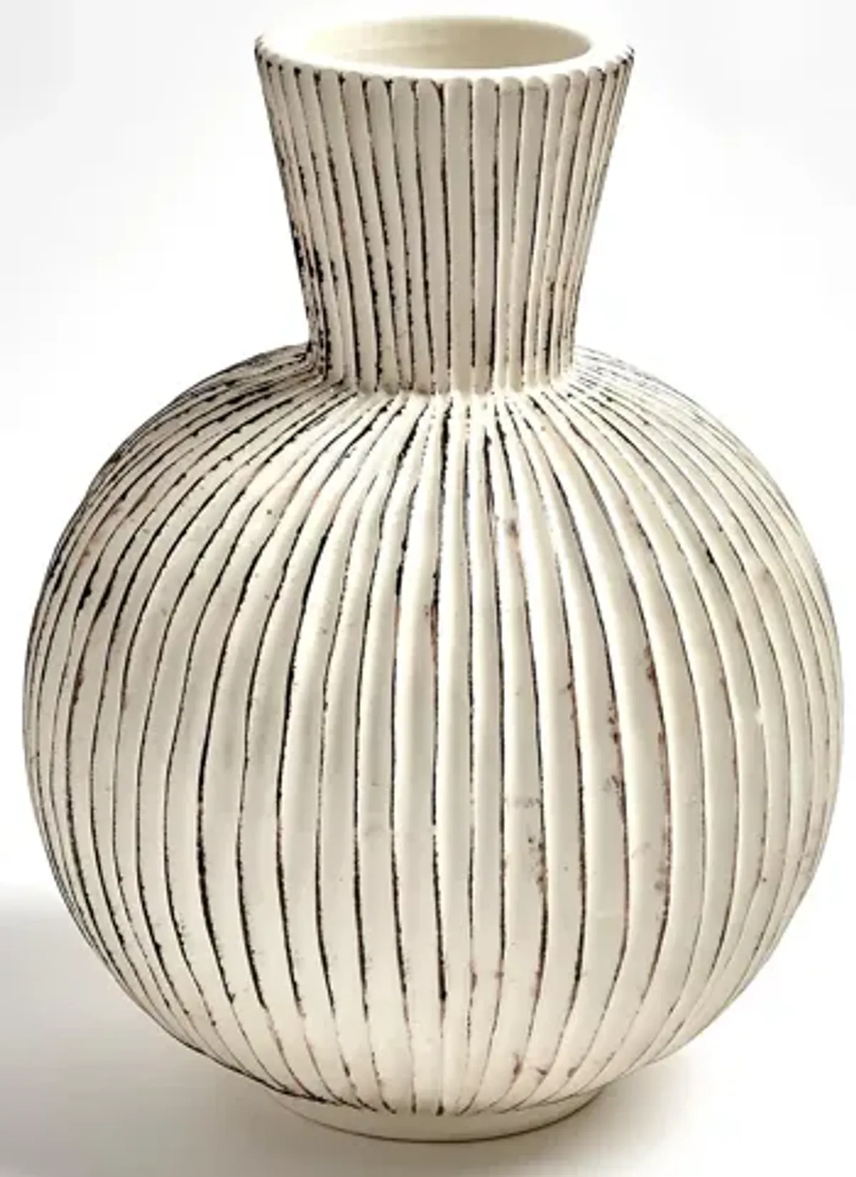 Furrow Sphere Vase-Small