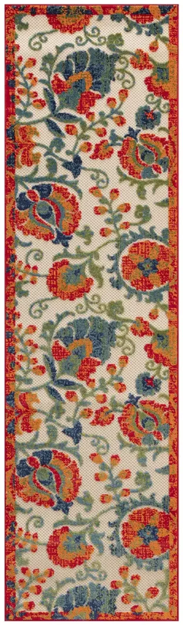 Aloha ALH17 Red/Multicolor 2'3" x 8' Rug