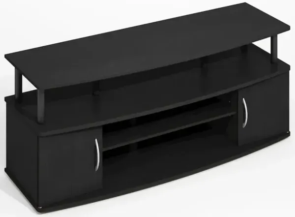 JAYA Large Entertainment Center Hold up to 55-IN TV, Darkwood