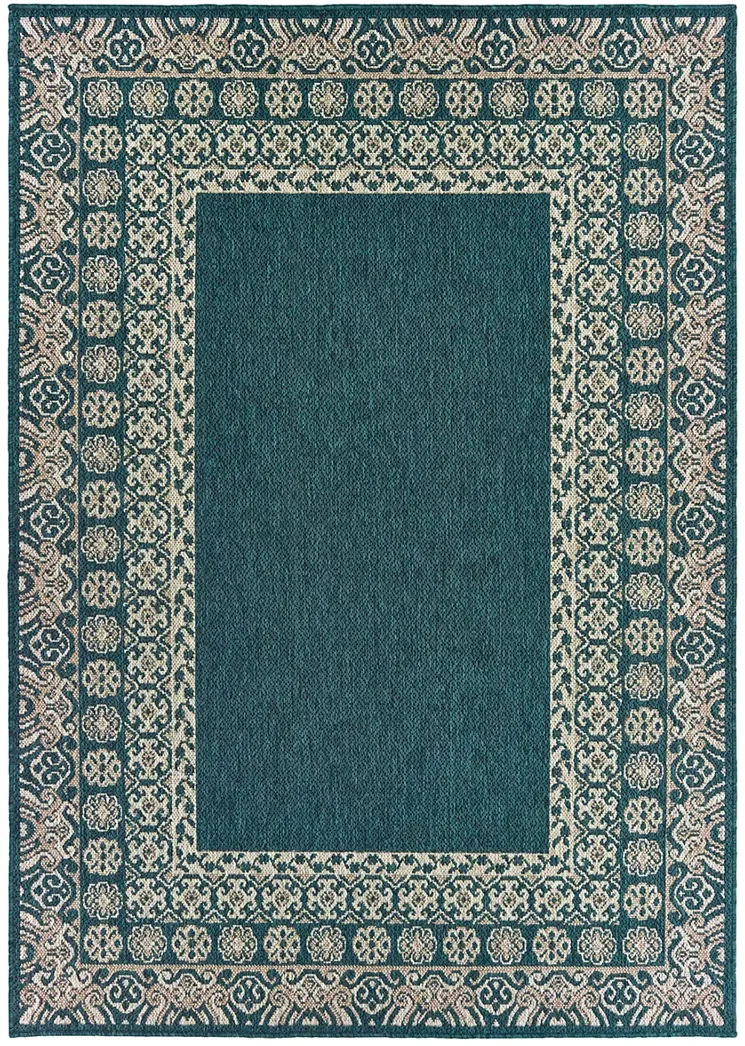 Latitude 5'3" x 7'3" Blue Rug