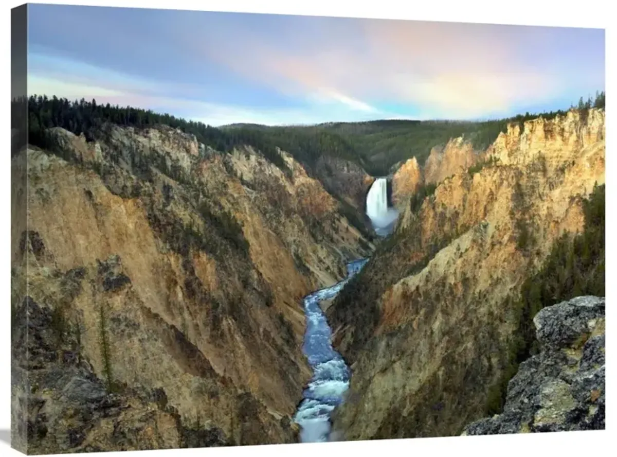 Lower Yellowstone Falls, Yellowstone National Park, Wyoming-Canvas Art-32x24