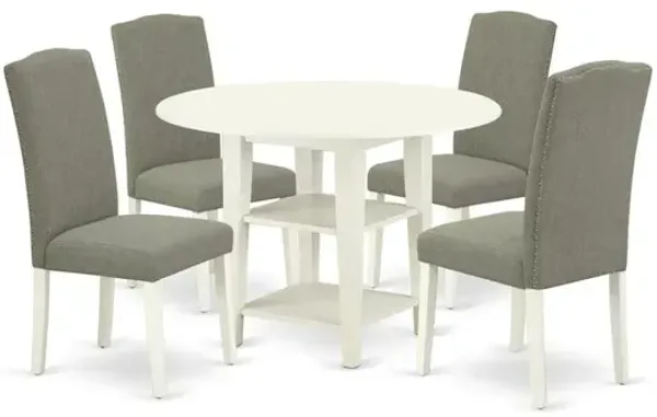 Dining Room Set Linen White