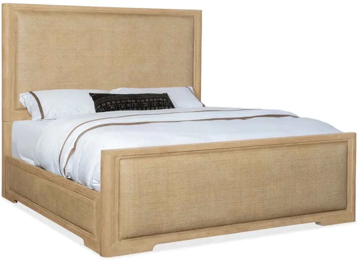 Retreat Queen Cane Panel Bed