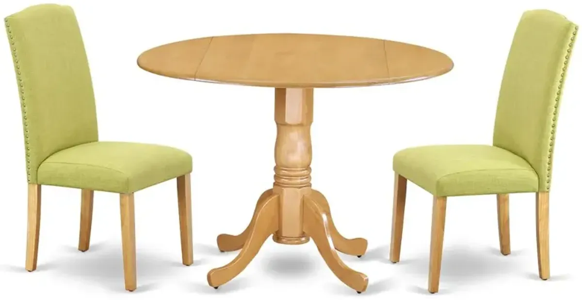 Dining Room Set Oak, DLEN3-OAK-07