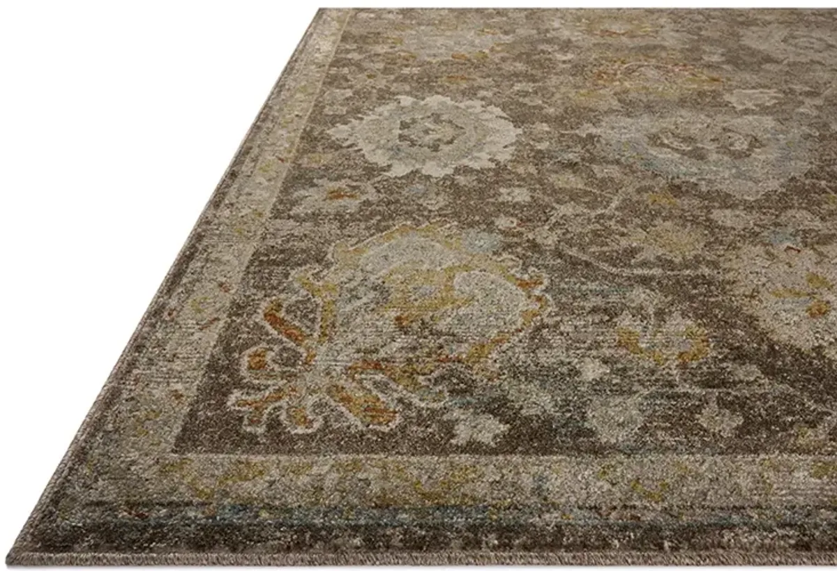 Mona Bark/Multi 7'6" x 7'6" Round Area Rug by Magnolia Home by Joanna Gaines x Loloi