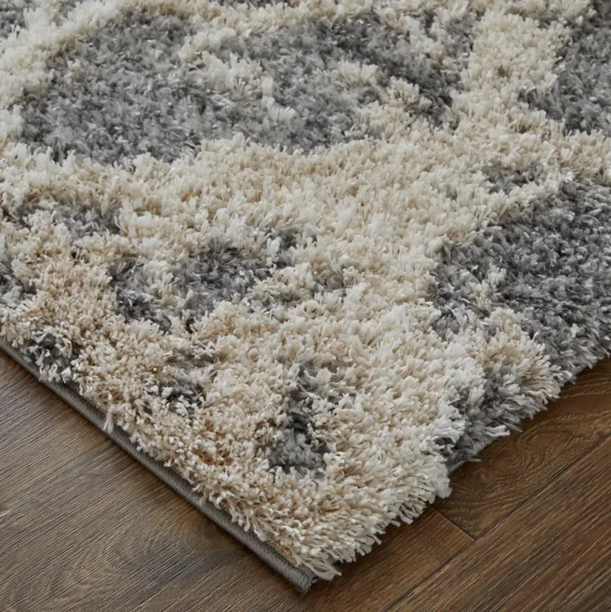 Mynka 39IDF Gray/Ivory 5' x 8' Rug