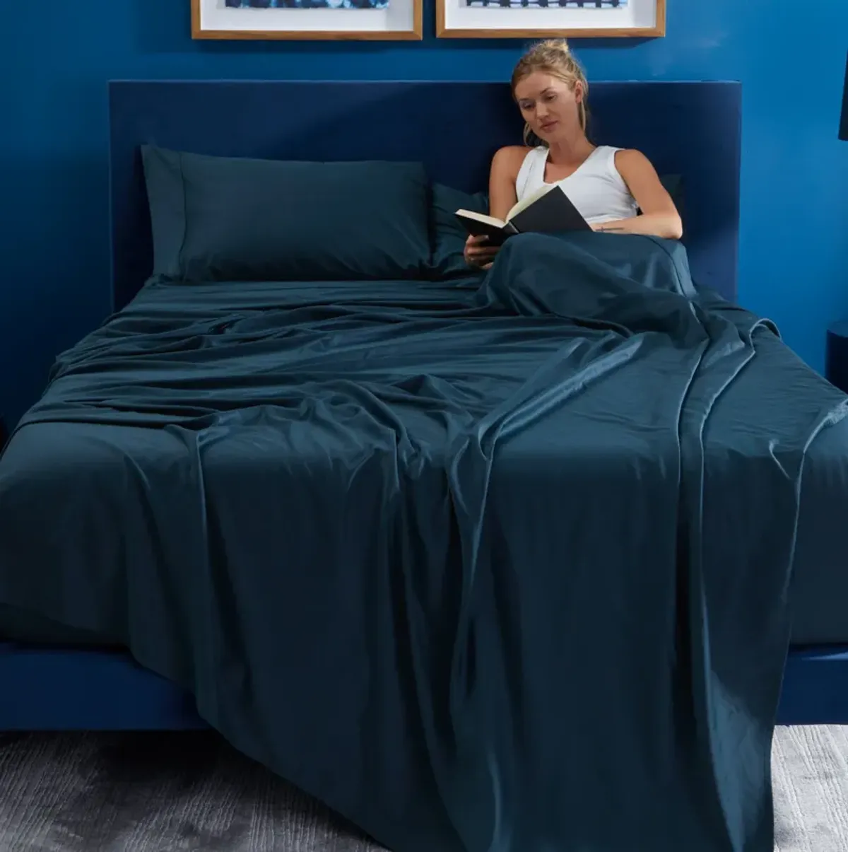 Basic Queen Sheet Set - Navy