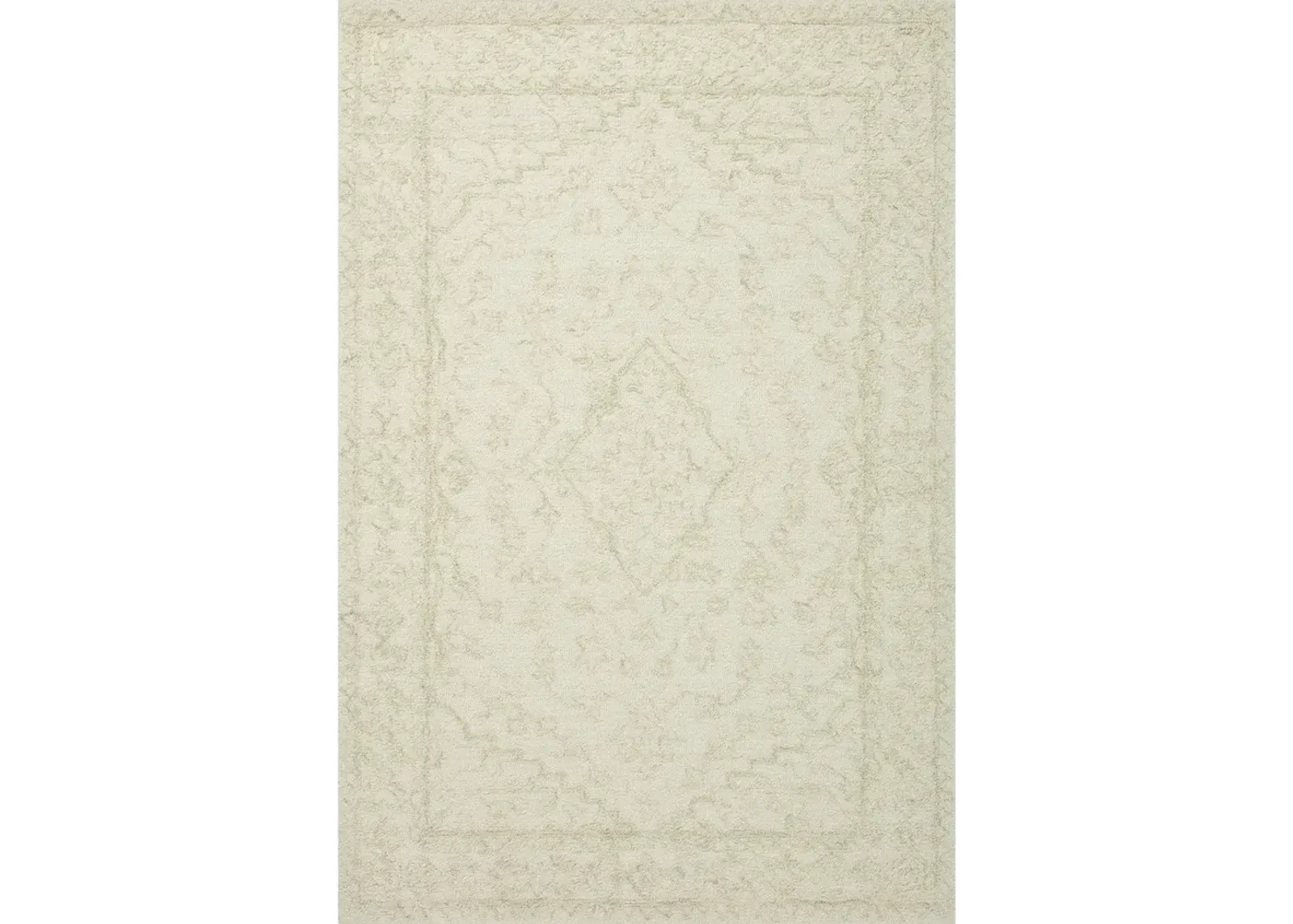 Annie ANN04 White/Lt Grey 7'9" x 9'9" Rug