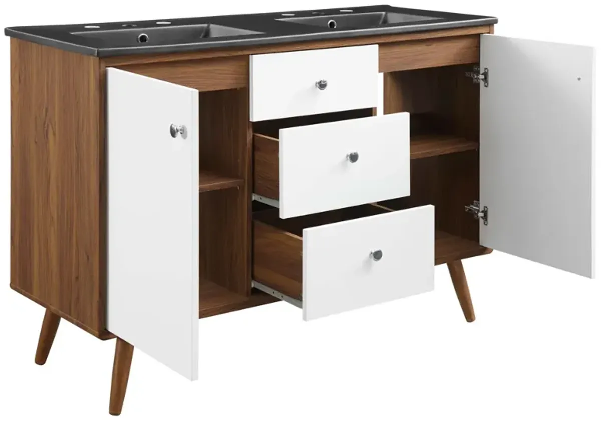 Transmit 48" Double Sink Bathroom Vanity