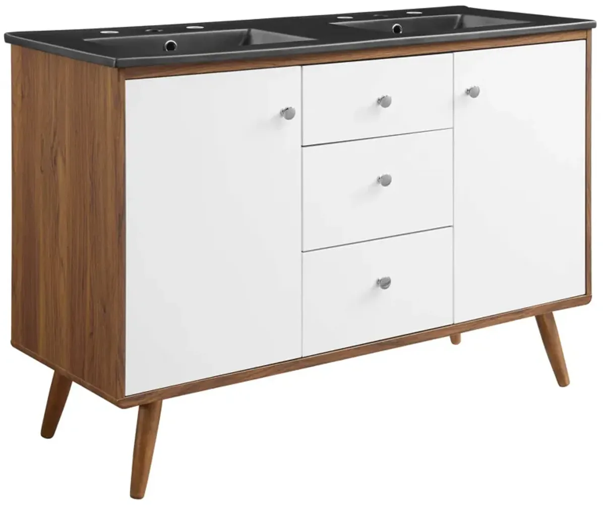 Transmit 48" Double Sink Bathroom Vanity