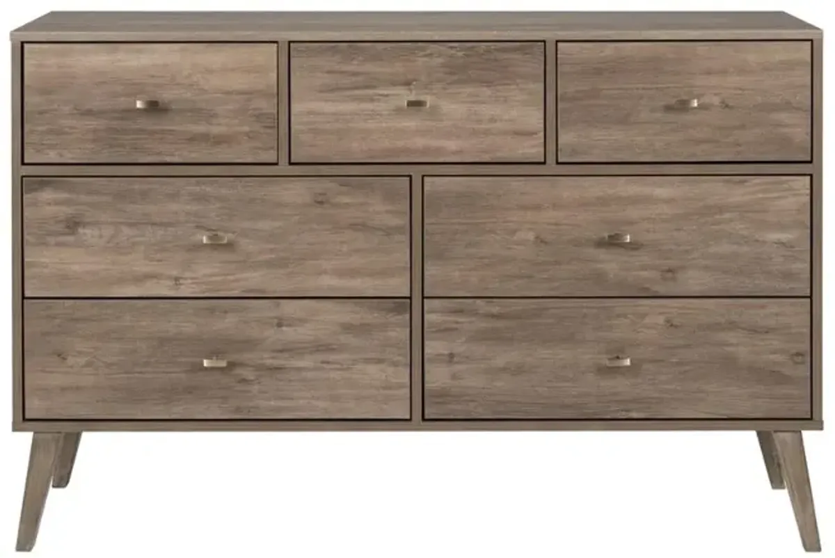 Prepac Milo 7-drawer Dresser, Drifted Gray