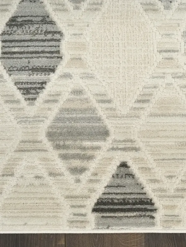 Serenity Home SRH08 Beige/Gray 9' x 12' Rug