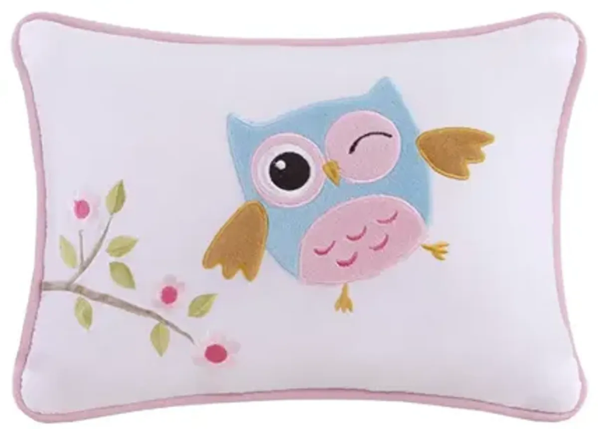 Gracie Mills Cressida Whimsical Owl Comforter Set with Bed Sheets for Kids