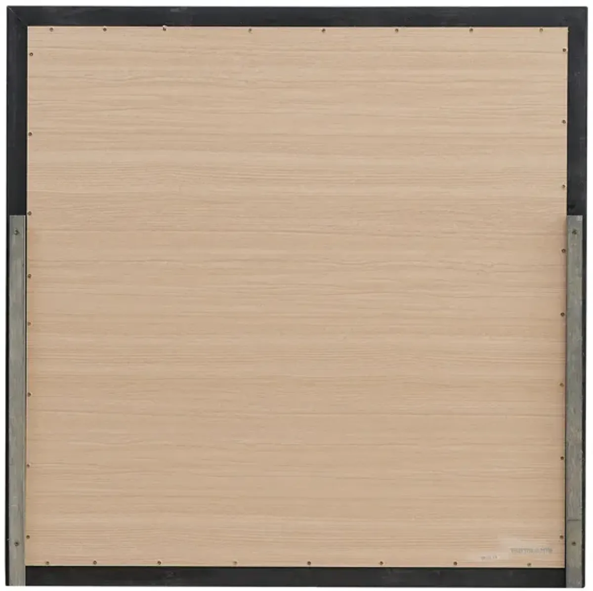 Lorana 38 in. x 38 in. Modern Square Framed Dresser Mirror