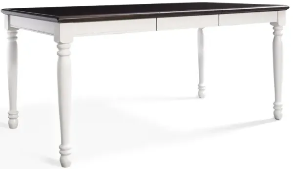 Shelby Dining Table Distressed White