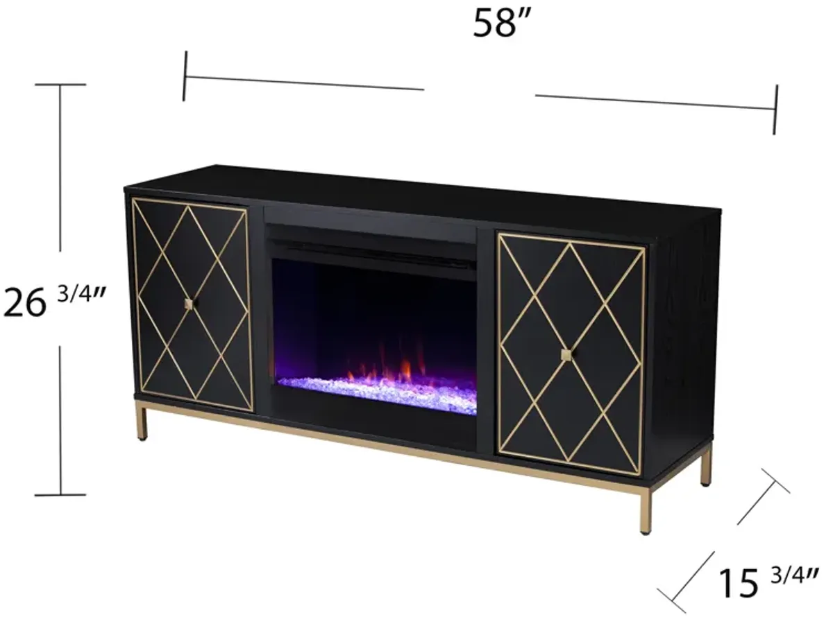 Nelson Color Changing Fireplace Console