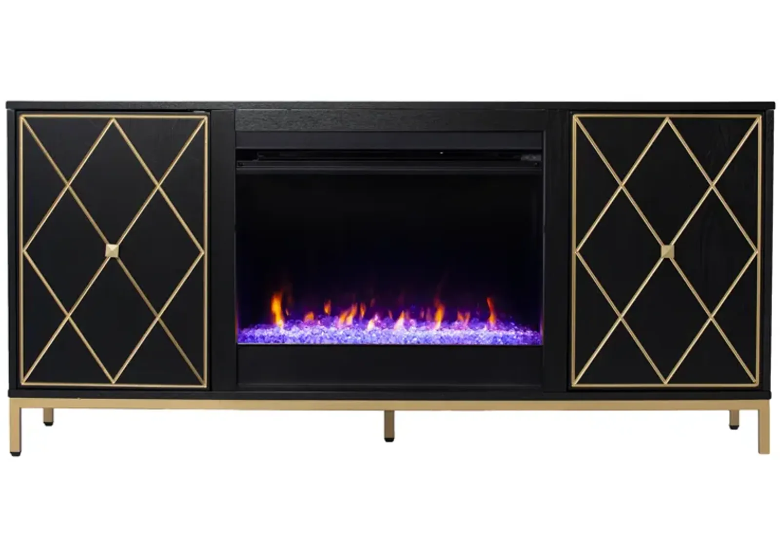 Nelson Color Changing Fireplace Console