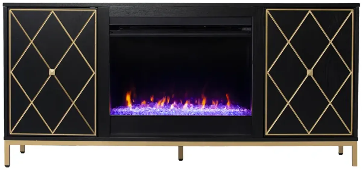 Nelson Color Changing Fireplace Console