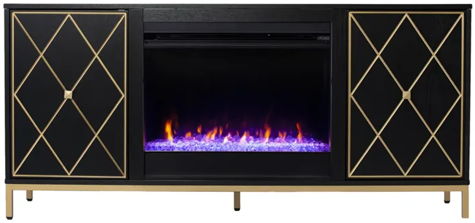 Nelson Color Changing Fireplace Console