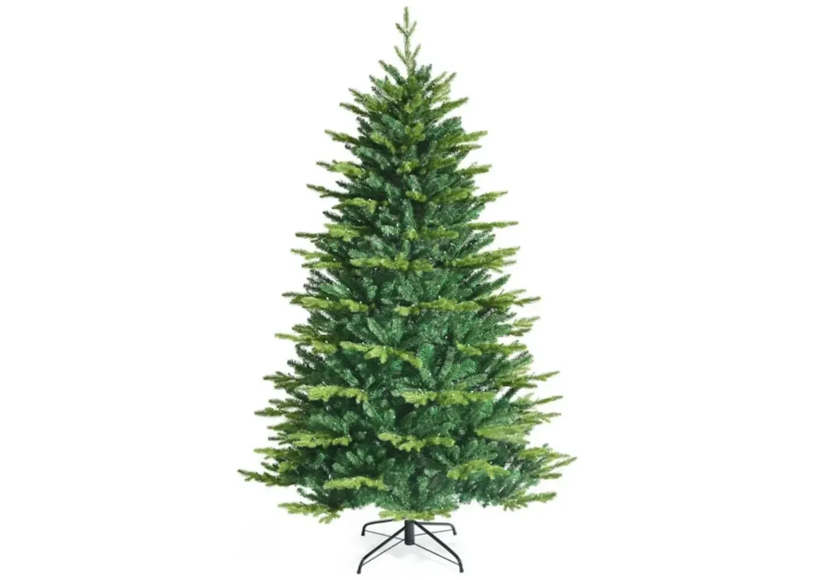 Hivvago Pre-lit Artificial Hinged Christmas Tree with APP Controlled LED Lights