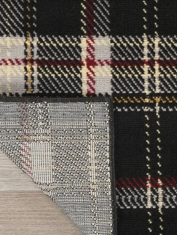 Grafix GRF03 Black 7'10" x 9'10" Rug