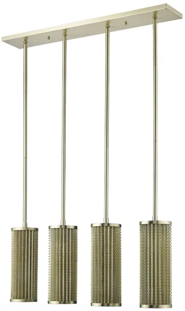 Hivvago Basetti 4-Light Gold Pendant