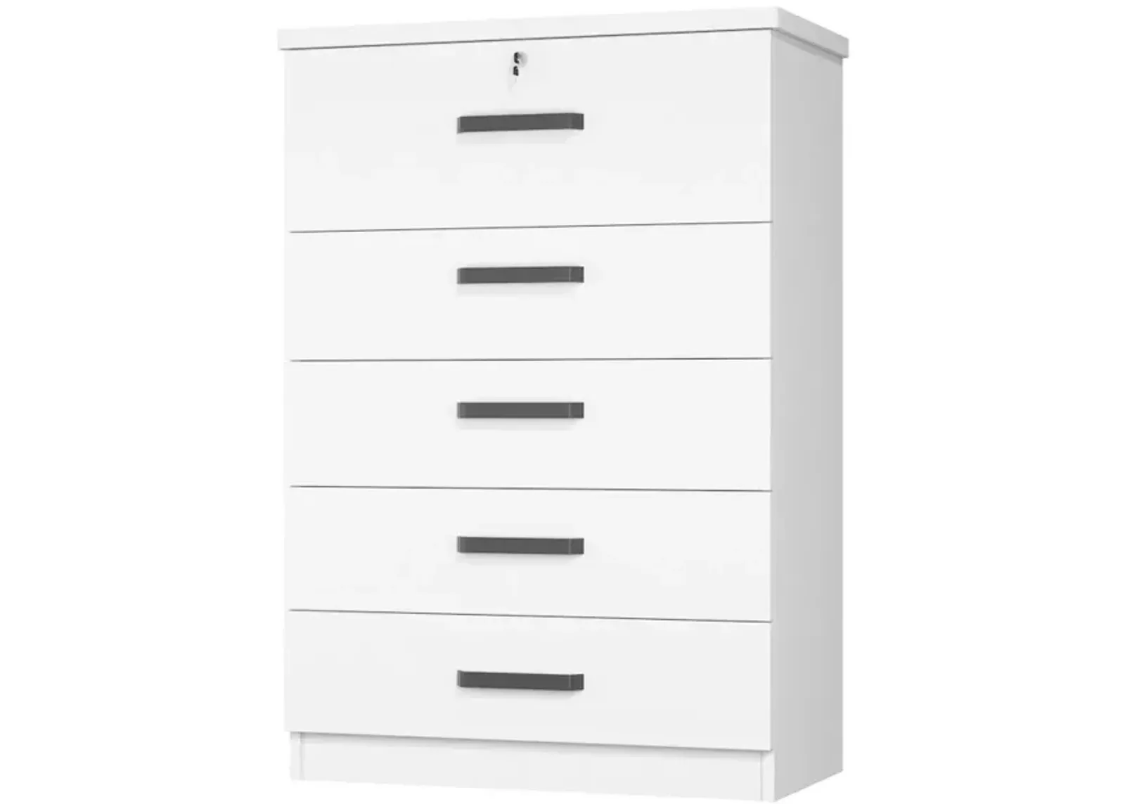 5 Drawers Chest with Top Deep Drawer & Large Drawers