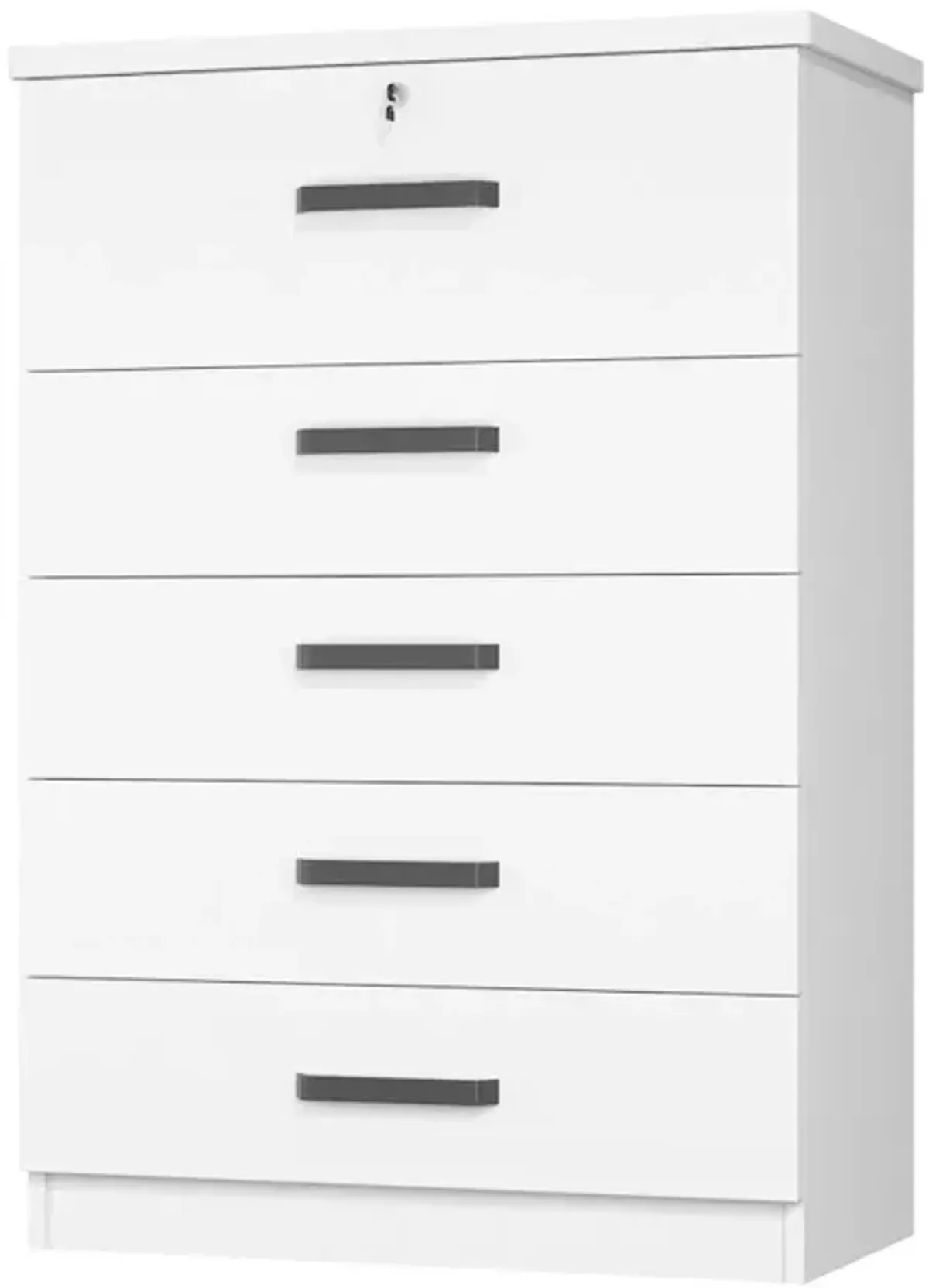 5 Drawers Chest with Top Deep Drawer & Large Drawers