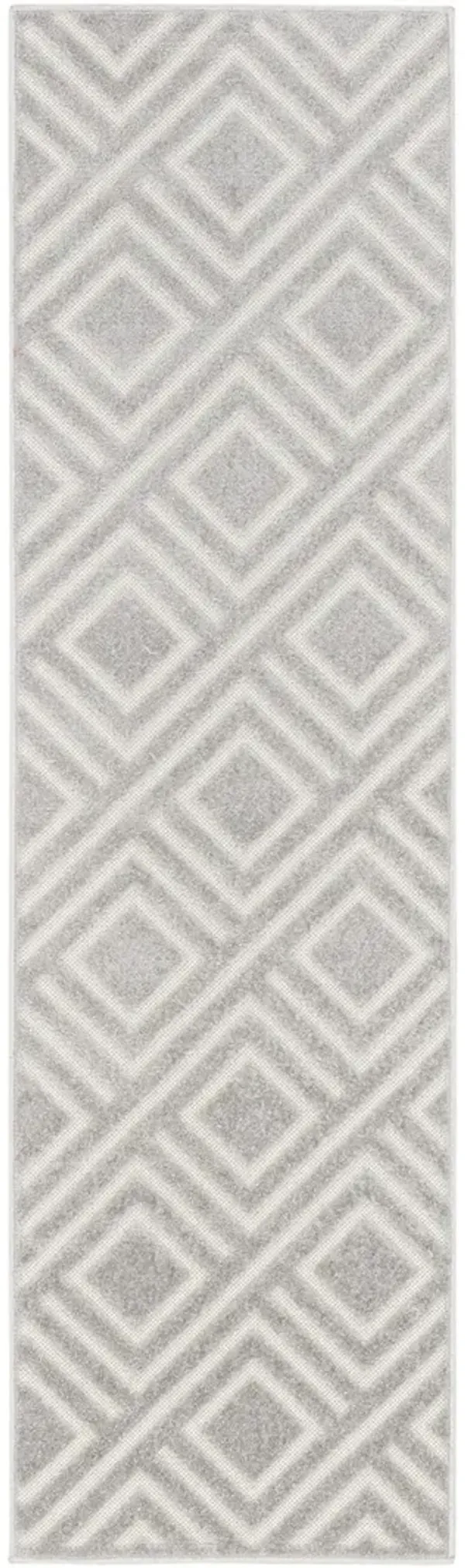 Care Free CAF03 Light Gray 2' x 6' Rug