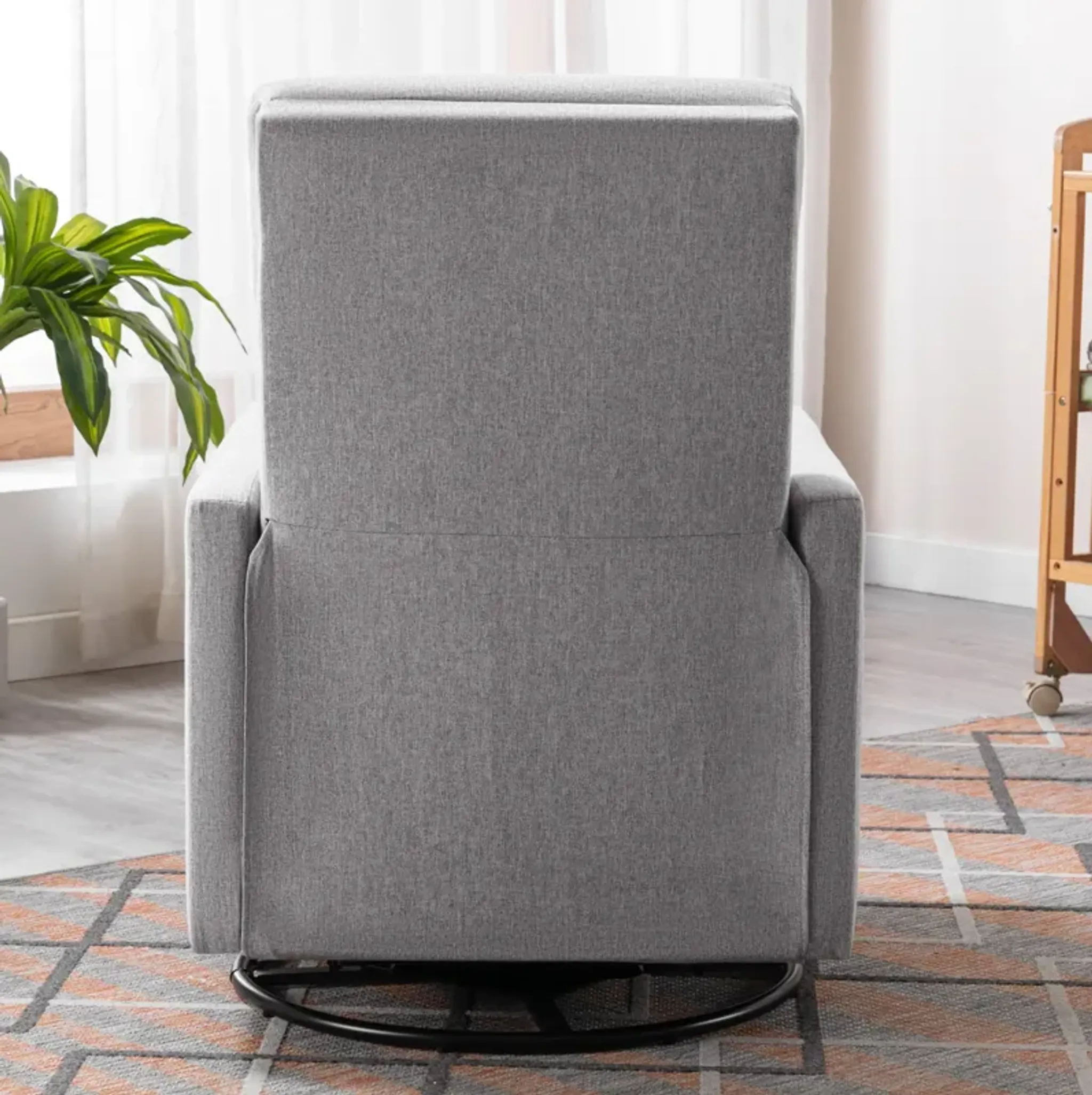 Merax Modern Upholstered Rocker Nursery Chair Mathis Home | Furniture.com