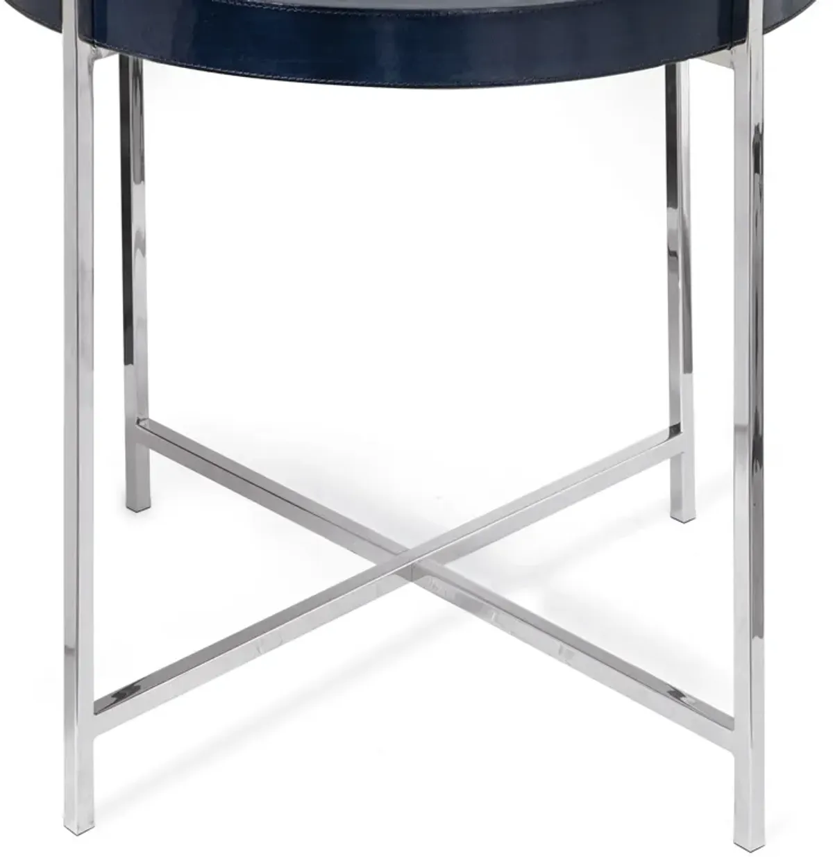 Derby Leather Tray Table