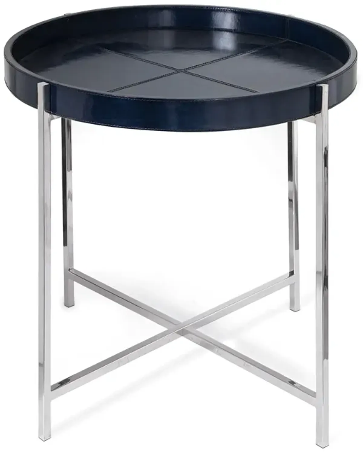 Derby Leather Tray Table