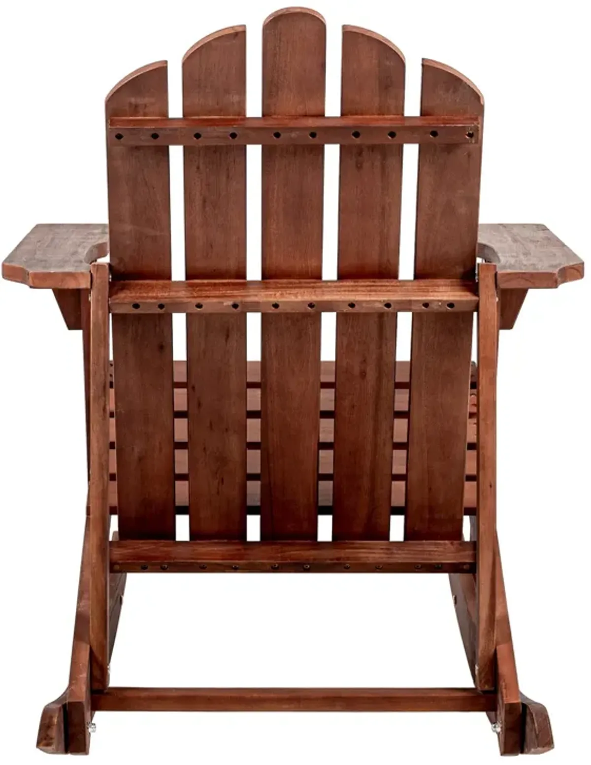 Kiawah Outdoor Patio Classic Acacia Wood Adirondack Rocking Chair