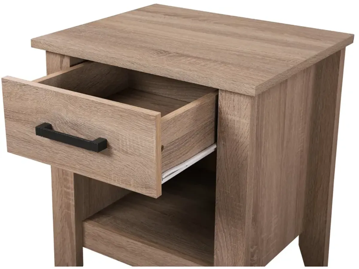 Lennox 1-Drawer Nightstand (24 in. H x 18 in. W x 21 in. D)