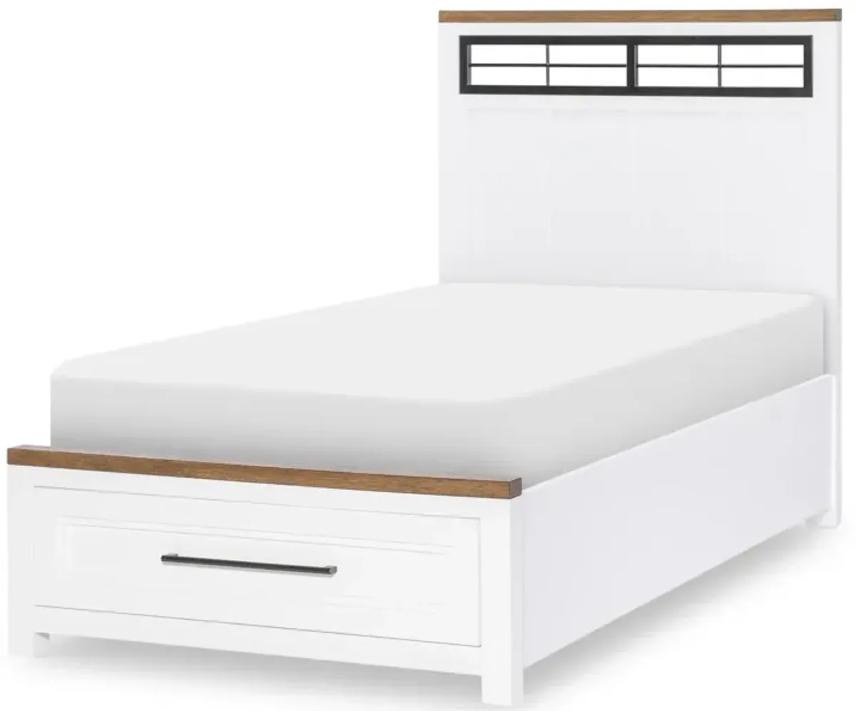 Dutton Twin Panel Bed w/ Storage