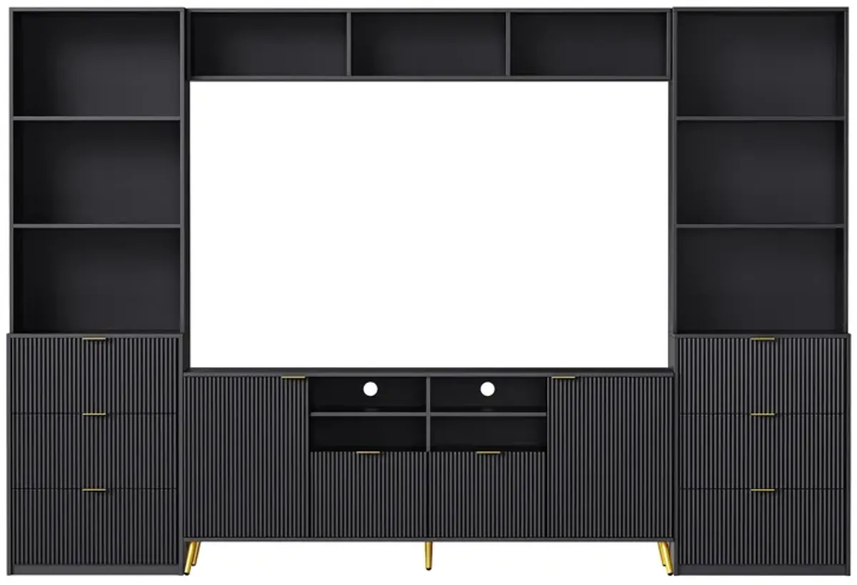 Merax Multifunctional TV Stand Media Storage Cabinet