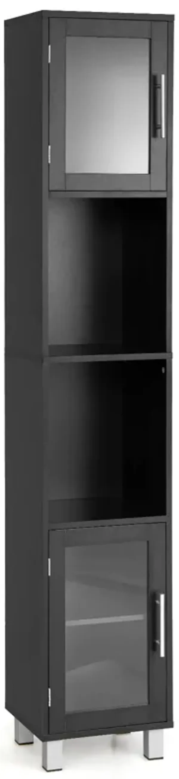 Tall Tower Bathroom Storage Cabinet and Organizer Display Shelves for Bedroom