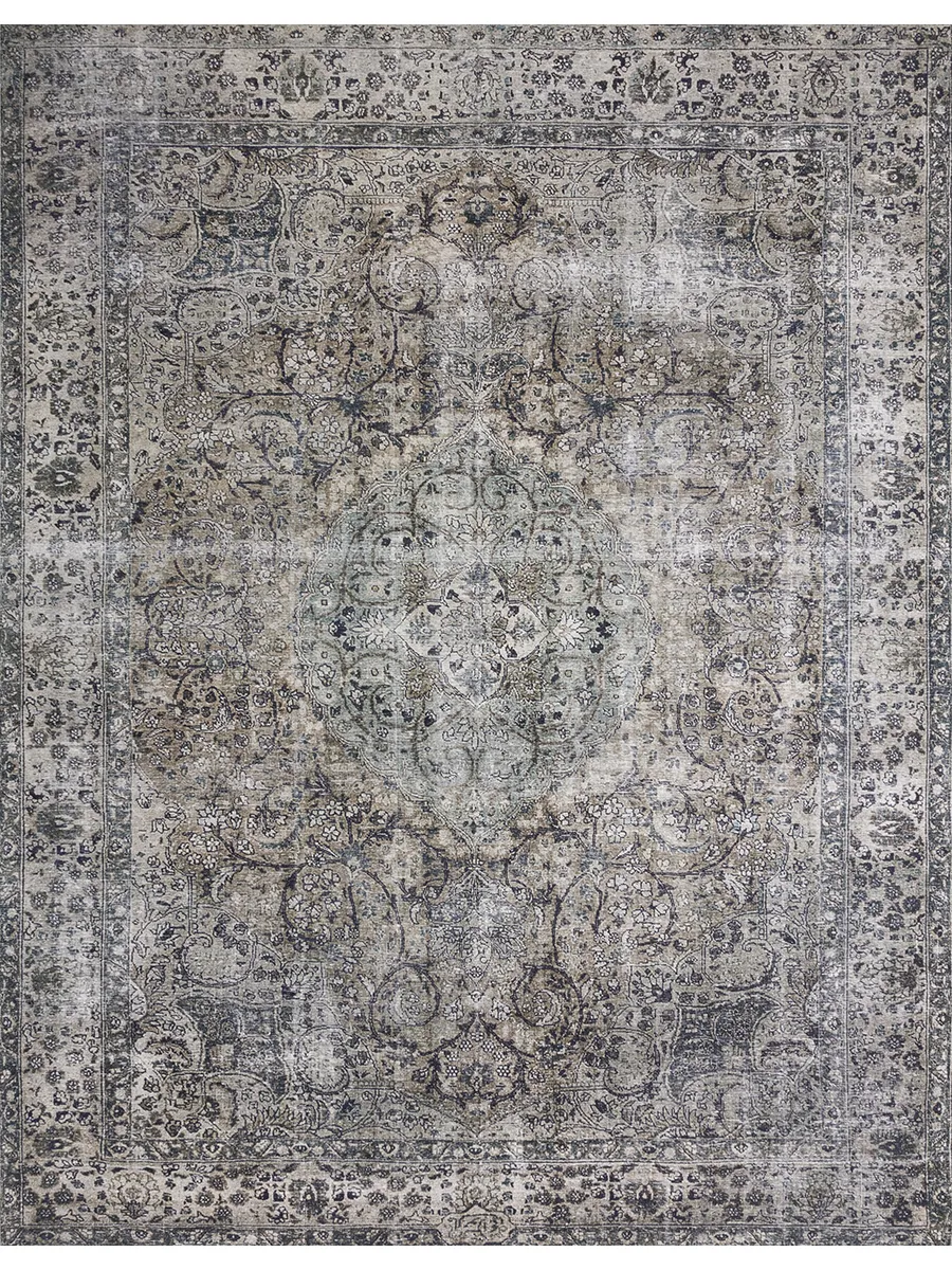 Layla LAY06 Taupe/Stone 9' x 12' Rug by Loloi II