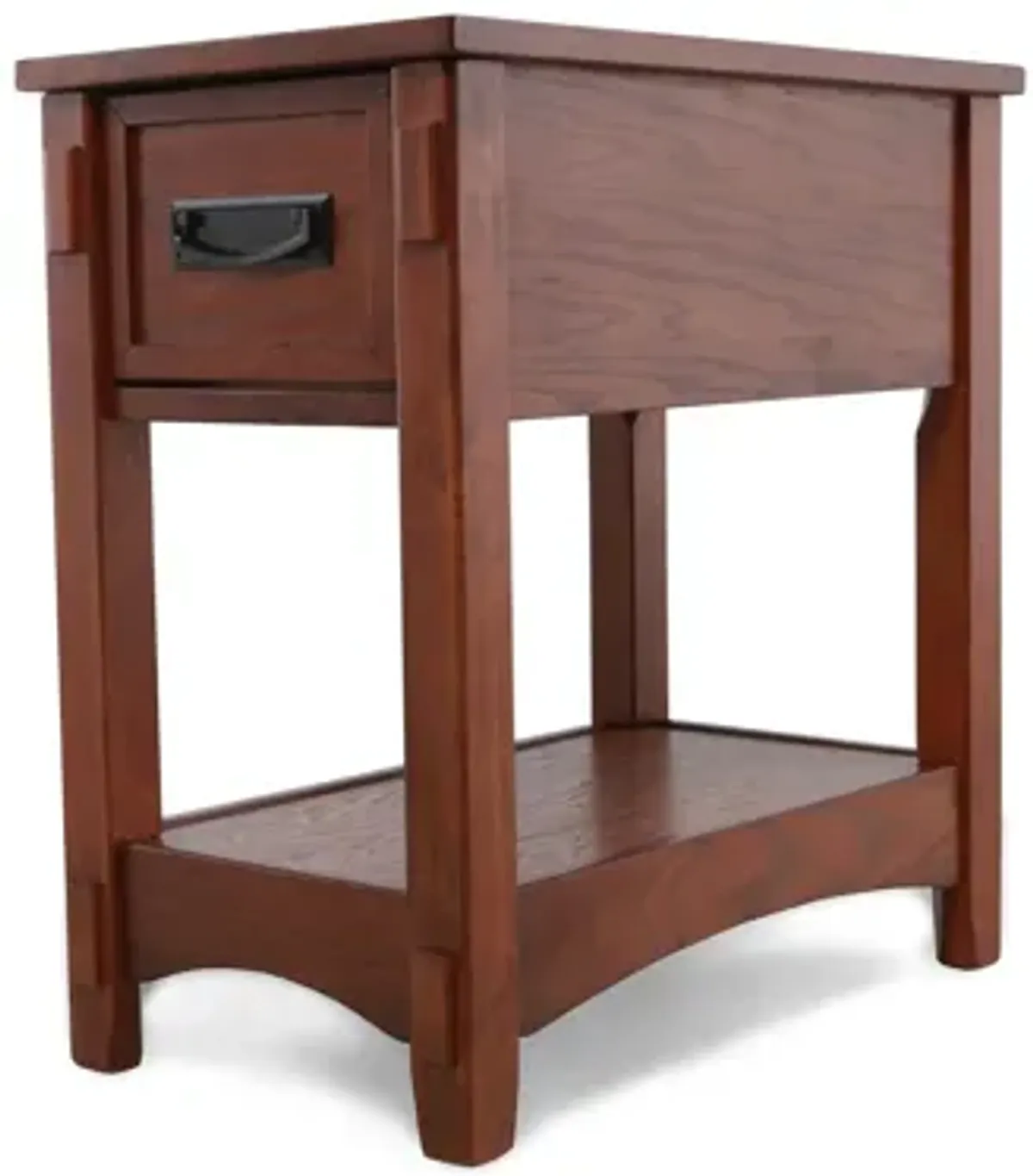 Breegin Chairside End Table - Mission Style