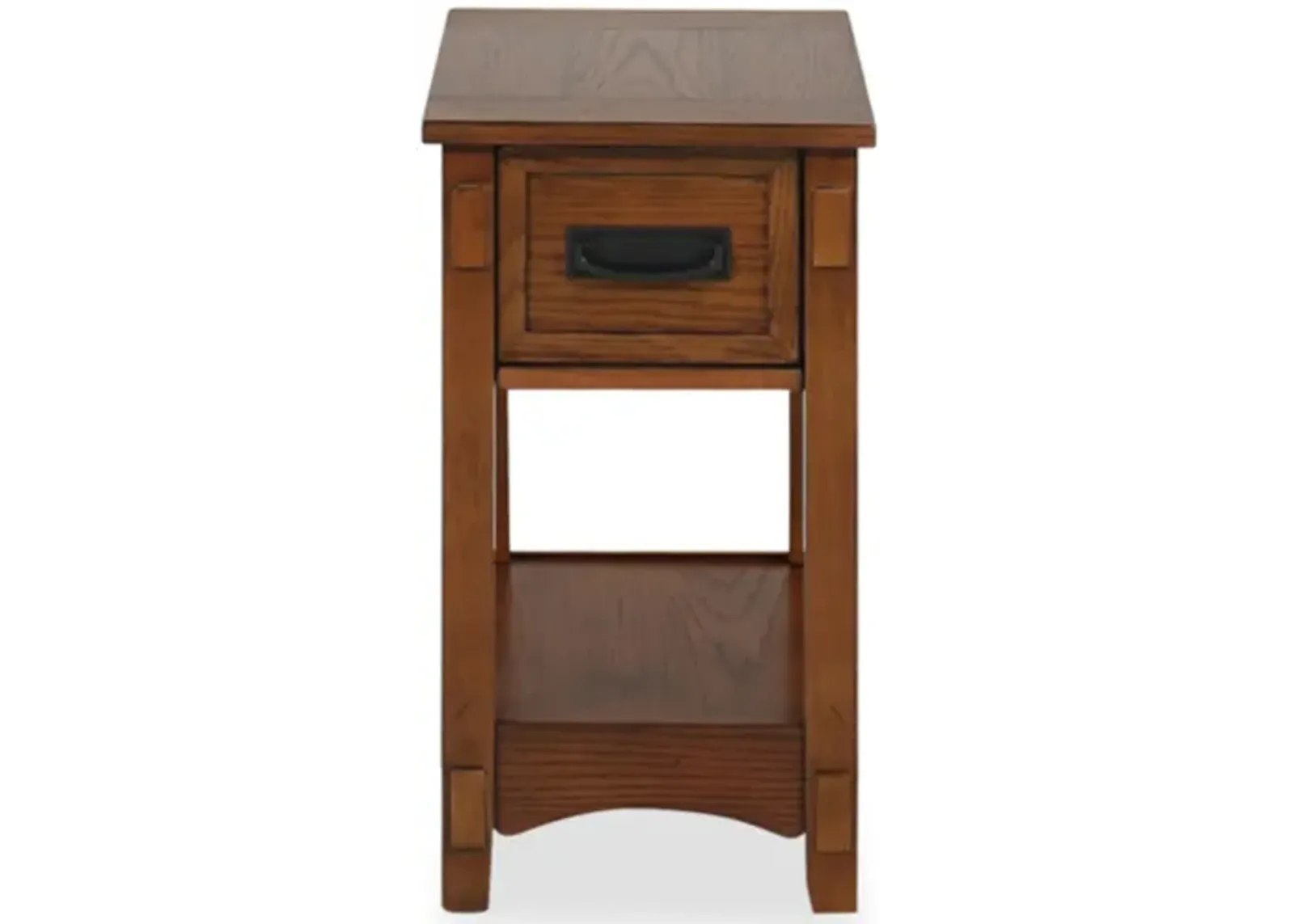 Breegin Chairside End Table - Mission Style