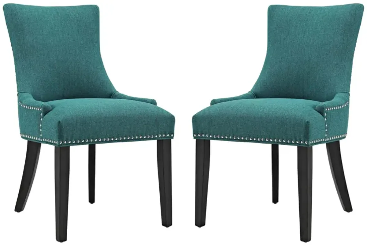 Marquis Dining Side Chair Fabric Set of 2