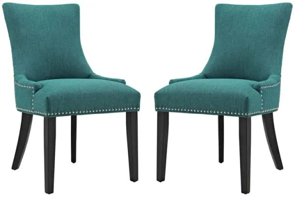 Marquis Dining Side Chair Fabric Set of 2