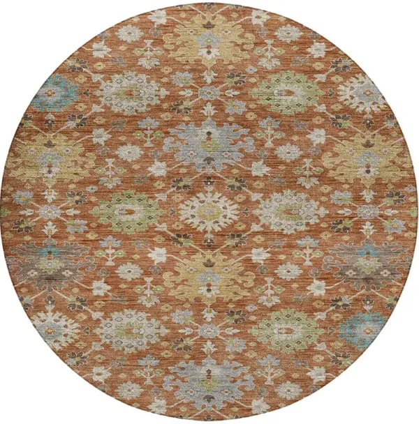 Silk Road Cayenne 8' Round Rug